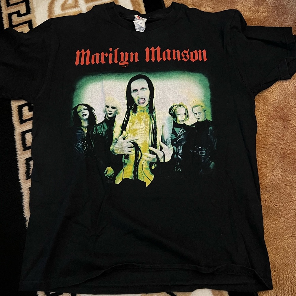Used Vintage Marilyn Manson Band Shirt size M